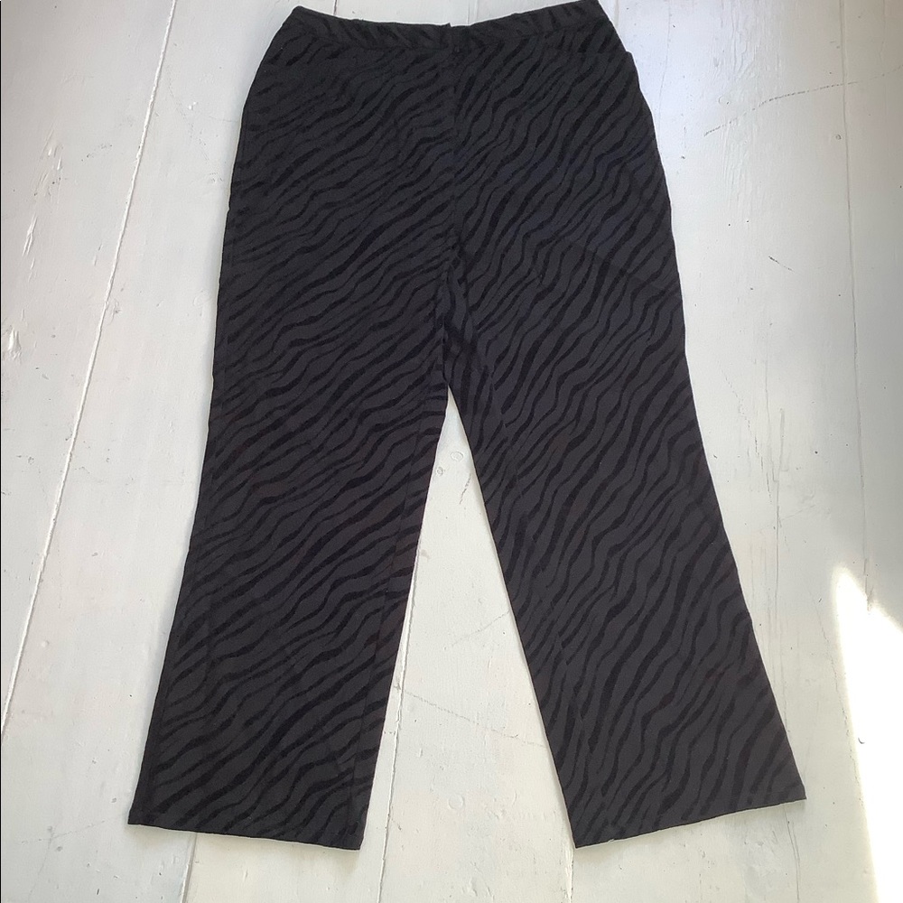 Susan bristol woman zebra pants
